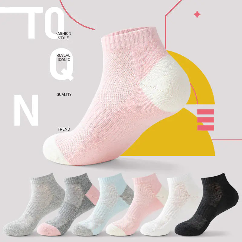 Thick Moisture-Wicking Terry Sports Socks for Women