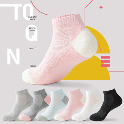 Thick Moisture-Wicking Terry Sports Socks for Women